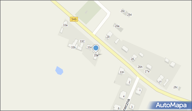 Jaczkowice, Jaczkowice, 33e, mapa Jaczkowice