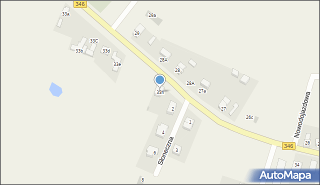 Jaczkowice, Jaczkowice, 33h, mapa Jaczkowice