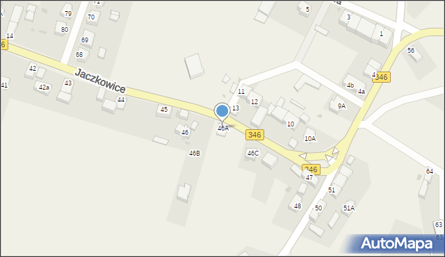 Jaczkowice, Jaczkowice, 46A, mapa Jaczkowice