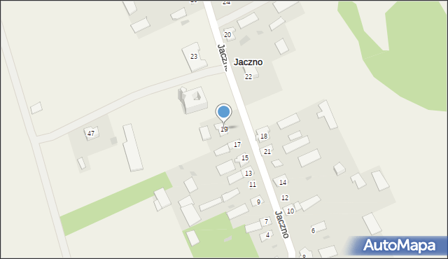 Jaczno, Jaczno, 19, mapa Jaczno