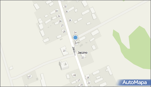 Jaczno, Jaczno, 20, mapa Jaczno