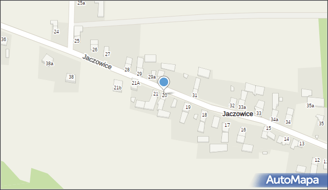 Jaczowice, Jaczowice, 20, mapa Jaczowice