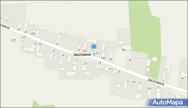 Jaczowice, Jaczowice, 33, mapa Jaczowice