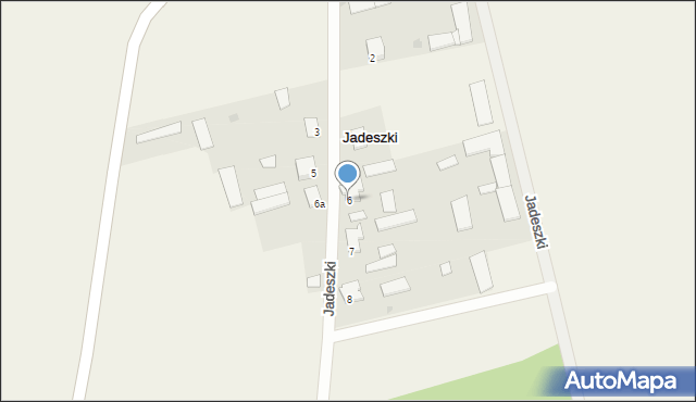 Jadeszki, Jadeszki, 6, mapa Jadeszki