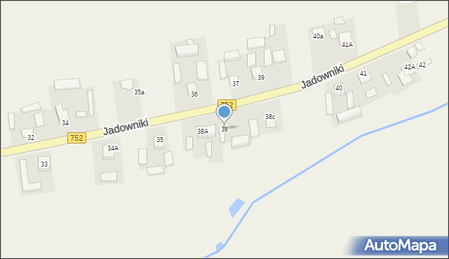 Jadowniki, Jadowniki, 38, mapa Jadowniki