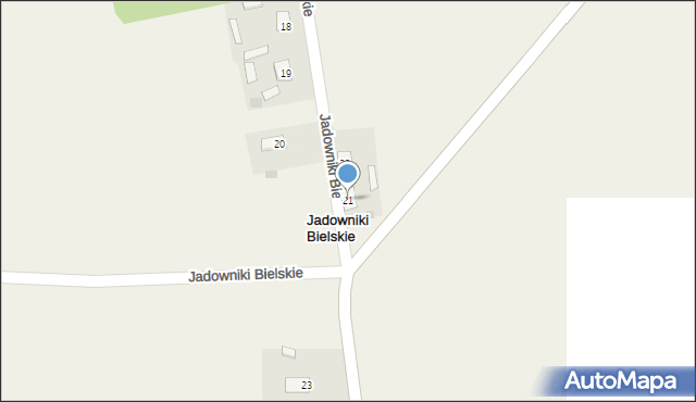 Jadowniki Bielskie, Jadowniki Bielskie, 21, mapa Jadowniki Bielskie