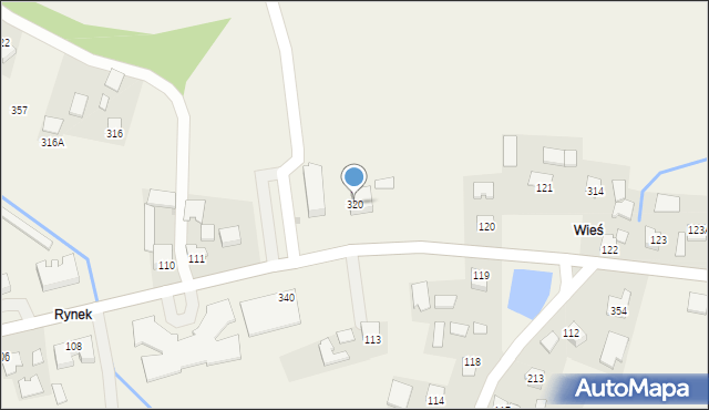 Jadowniki Mokre, Jadowniki Mokre, 320, mapa Jadowniki Mokre