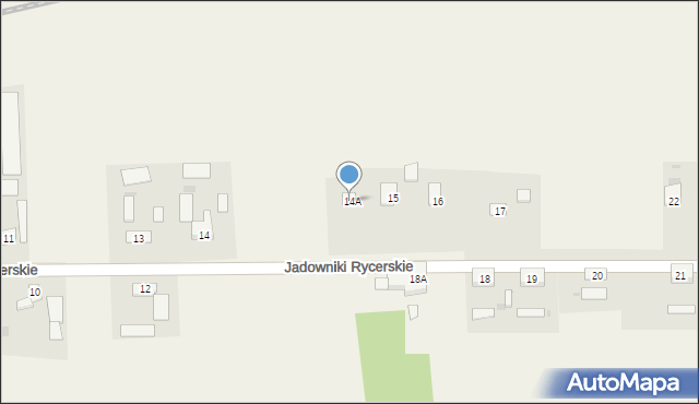 Jadowniki Rycerskie, Jadowniki Rycerskie, 14A, mapa Jadowniki Rycerskie