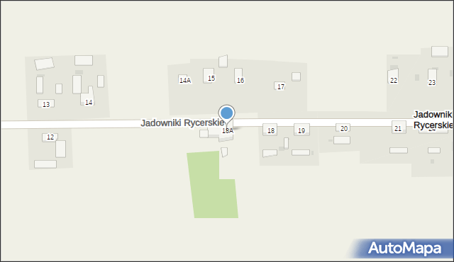 Jadowniki Rycerskie, Jadowniki Rycerskie, 18A, mapa Jadowniki Rycerskie
