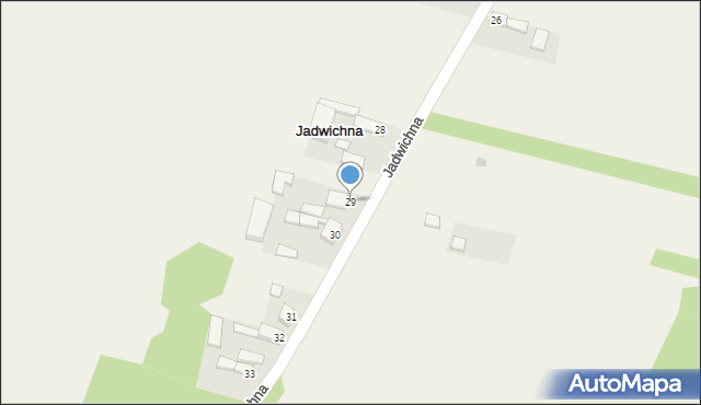 Jadwichna, Jadwichna, 29, mapa Jadwichna