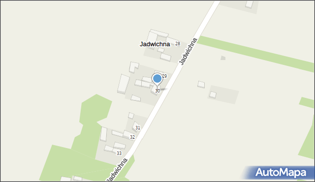 Jadwichna, Jadwichna, 30, mapa Jadwichna