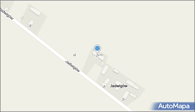 Jadwigów, Jadwigów, 17, mapa Jadwigów