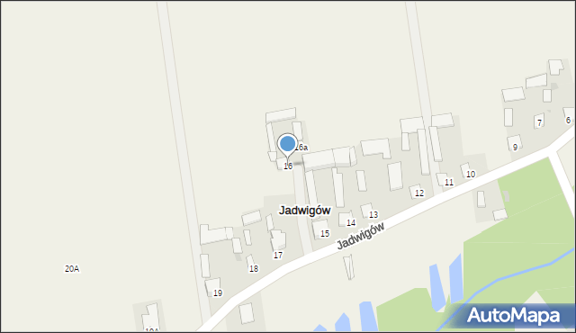 Jadwigów, Jadwigów, 16, mapa Jadwigów