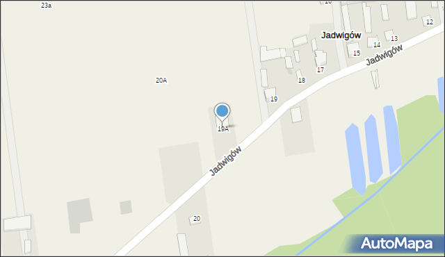 Jadwigów, Jadwigów, 19A, mapa Jadwigów