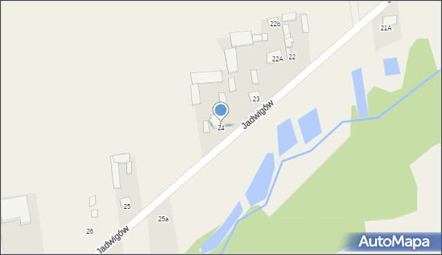 Jadwigów, Jadwigów, 24, mapa Jadwigów