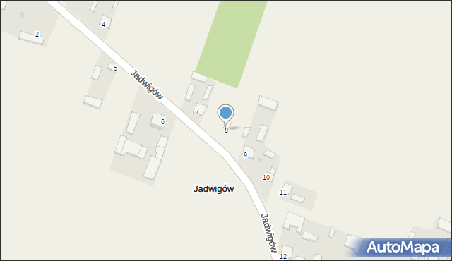 Jadwigów, Jadwigów, 8, mapa Jadwigów