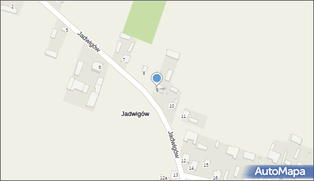 Jadwigów, Jadwigów, 9, mapa Jadwigów