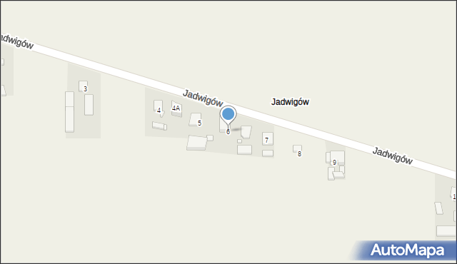 Jadwigów, Jadwigów, 6, mapa Jadwigów