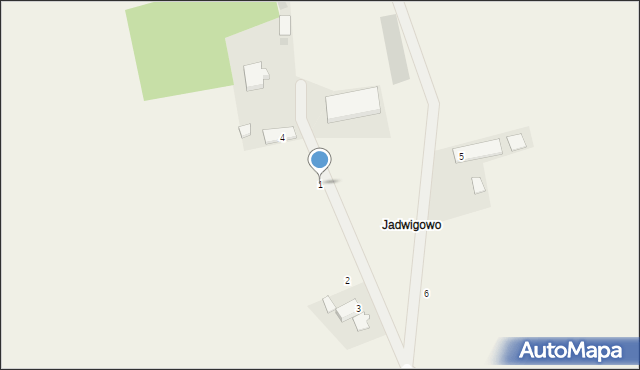 Jadwigowo, Jadwigowo, 1, mapa Jadwigowo