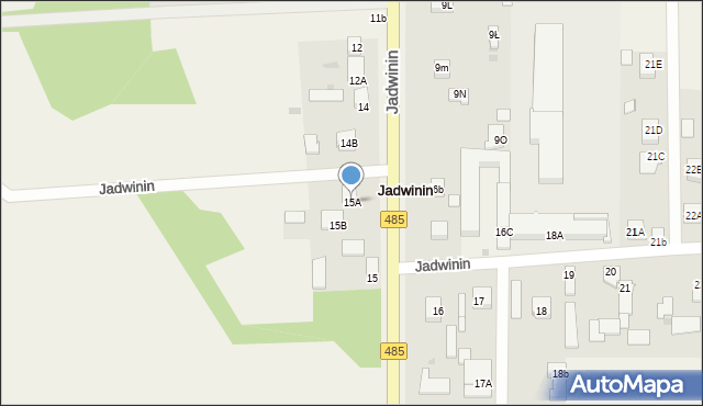 Jadwinin, Jadwinin, 15A, mapa Jadwinin