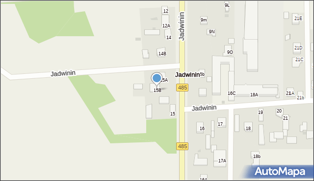 Jadwinin, Jadwinin, 15B, mapa Jadwinin