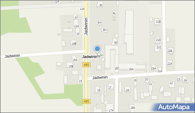 Jadwinin, Jadwinin, 16b, mapa Jadwinin