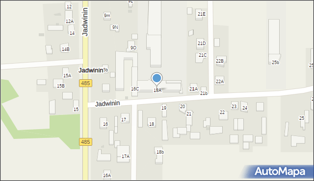 Jadwinin, Jadwinin, 18A, mapa Jadwinin