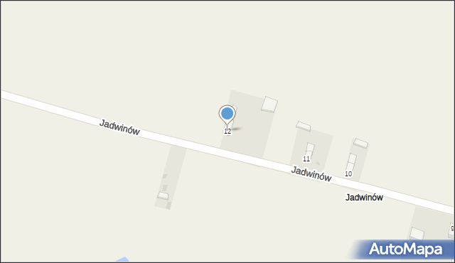 Jadwinów, Jadwinów, 12, mapa Jadwinów