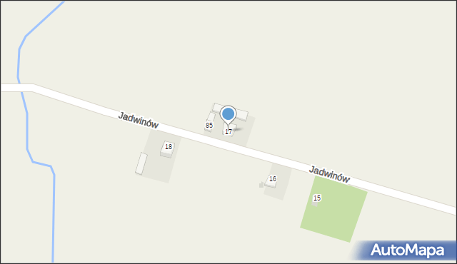 Jadwinów, Jadwinów, 17, mapa Jadwinów