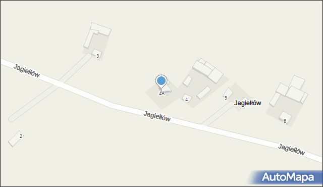 Jagiełłów, Jagiełłów, 4A, mapa Jagiełłów