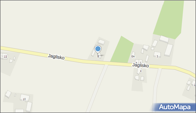 Jaglisko, Jaglisko, 8, mapa Jaglisko