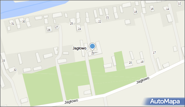 Jagłowo, Jagłowo, 23, mapa Jagłowo