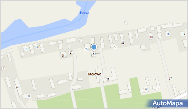 Jagłowo, Jagłowo, 24, mapa Jagłowo