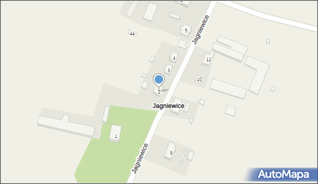 Jagniewice, Jagniewice, 2, mapa Jagniewice