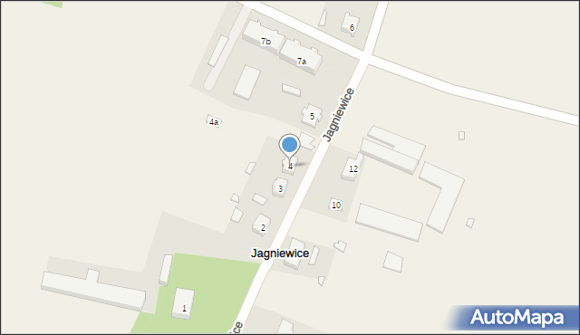 Jagniewice, Jagniewice, 4, mapa Jagniewice