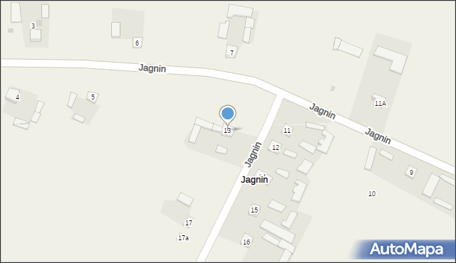 Jagnin, Jagnin, 13, mapa Jagnin