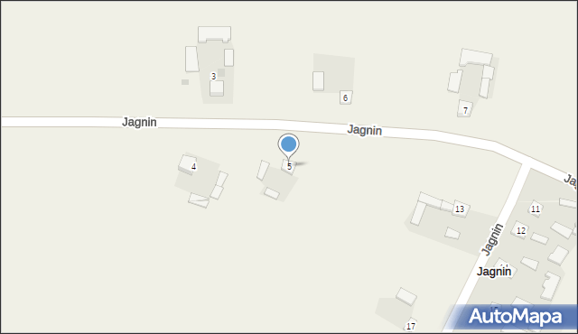 Jagnin, Jagnin, 5, mapa Jagnin