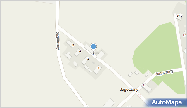 Jagoczany, Jagoczany, 6, mapa Jagoczany