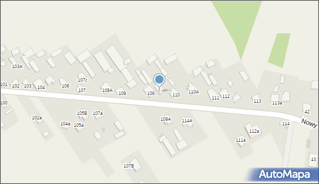 Jagodne, Jagodne, 110B, mapa Jagodne