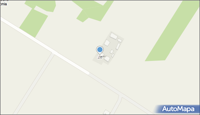 Jagodne, Jagodne, 135, mapa Jagodne