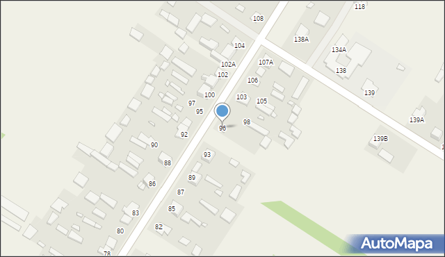 Jagodne, Jagodne, 96, mapa Jagodne