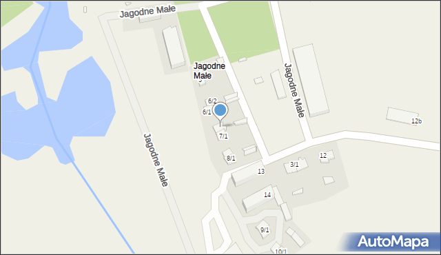 Jagodne Małe, Jagodne Małe, 7/2, mapa Jagodne Małe