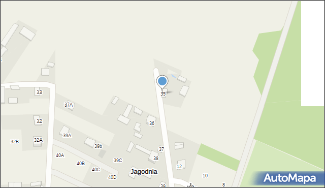 Jagodnia, Jagodnia, 35, mapa Jagodnia