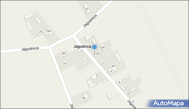 Jagodnica, Jagodnica, 2, mapa Jagodnica