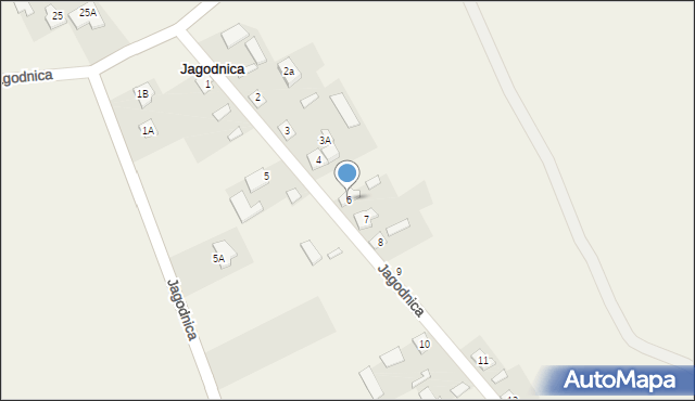 Jagodnica, Jagodnica, 6, mapa Jagodnica