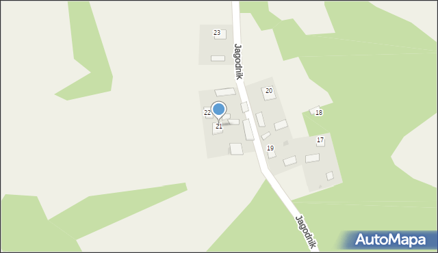 Jagodnik, Jagodnik, 21, mapa Jagodnik