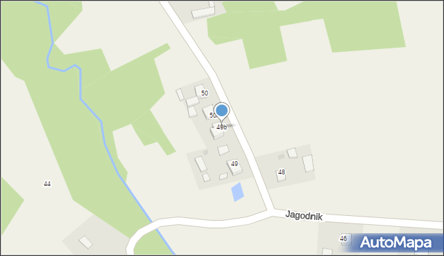 Jagodnik, Jagodnik, 49b, mapa Jagodnik