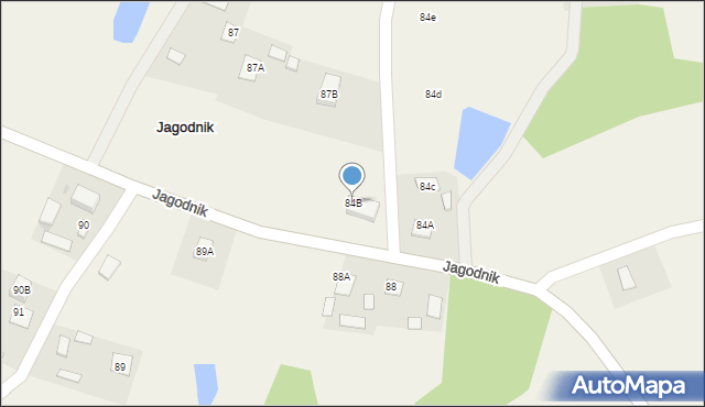 Jagodnik, Jagodnik, 84B, mapa Jagodnik