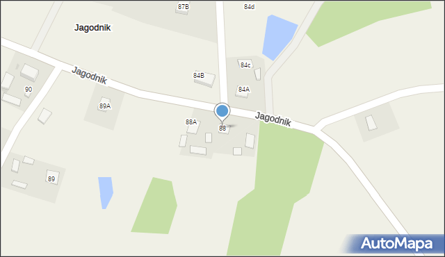 Jagodnik, Jagodnik, 88, mapa Jagodnik