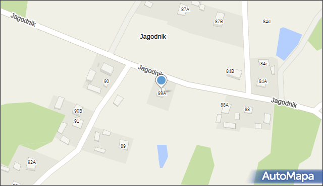 Jagodnik, Jagodnik, 89A, mapa Jagodnik